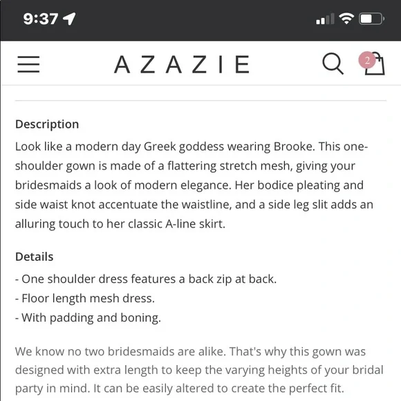 COPY - Azazie size 18/18W Brooke Style burgundy dress. - Picture 5 of 8